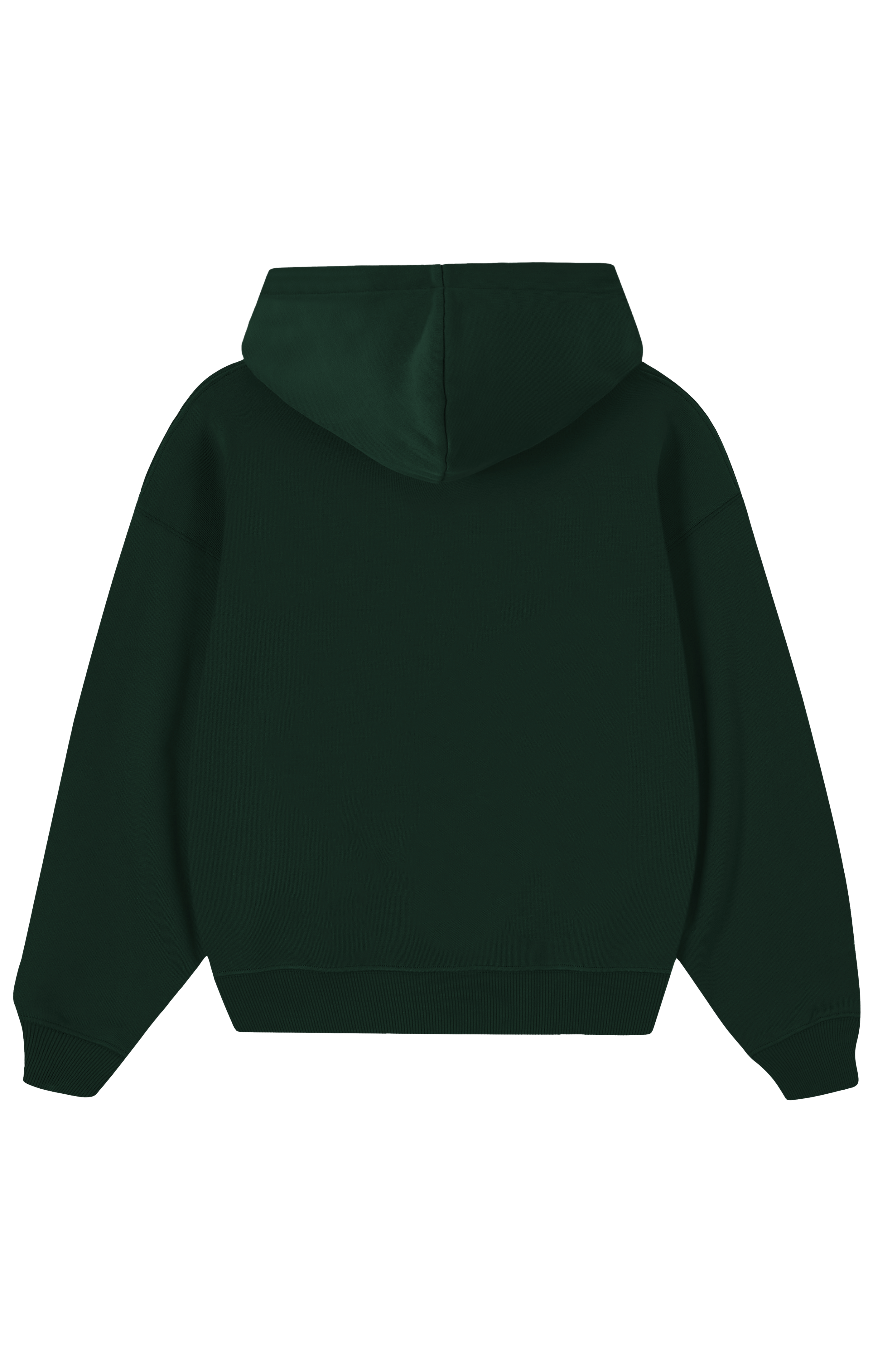 Bottle Green Basic — Oversized Hoodie