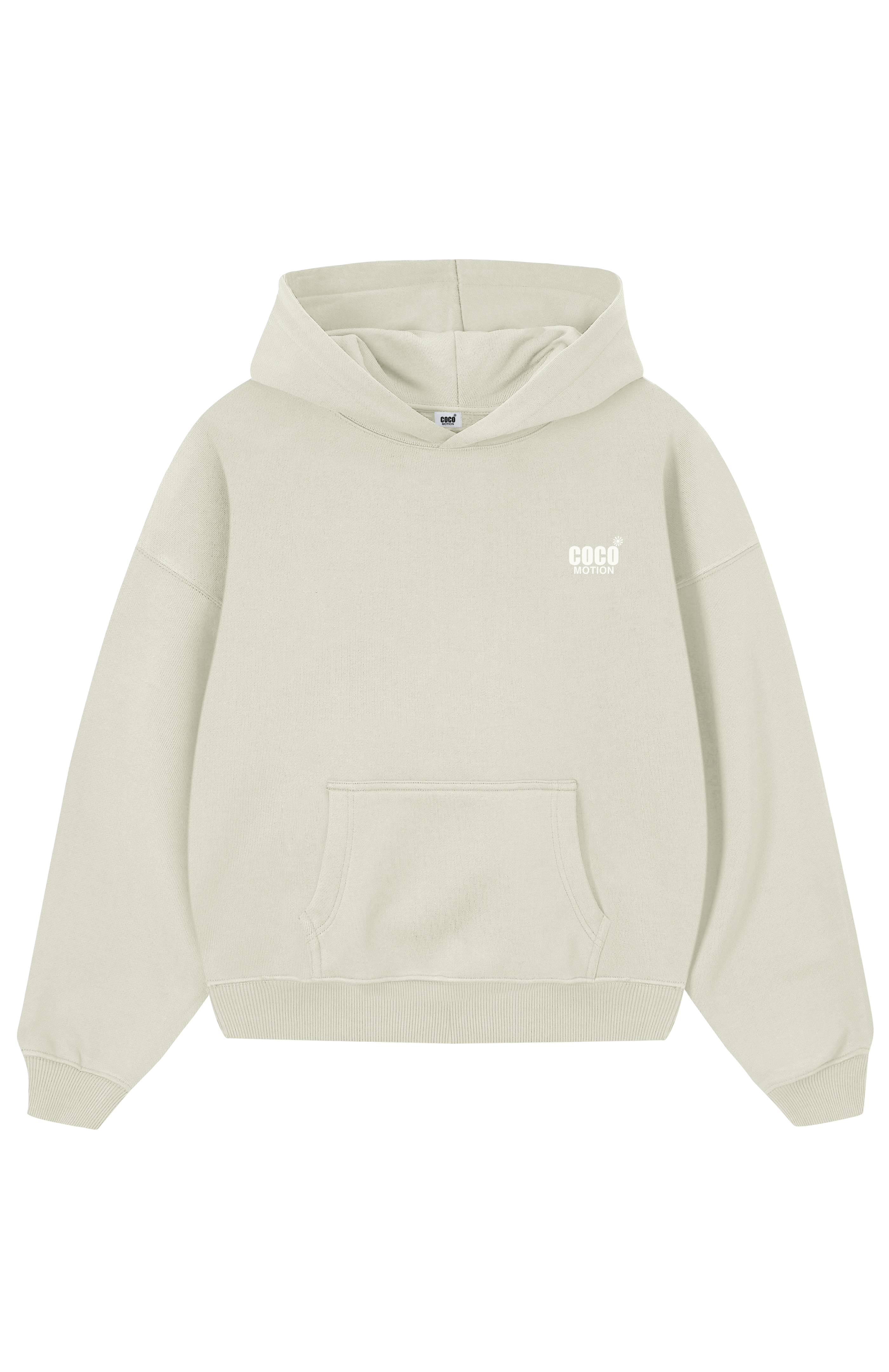 Cream Basic — Oversized Hoodie