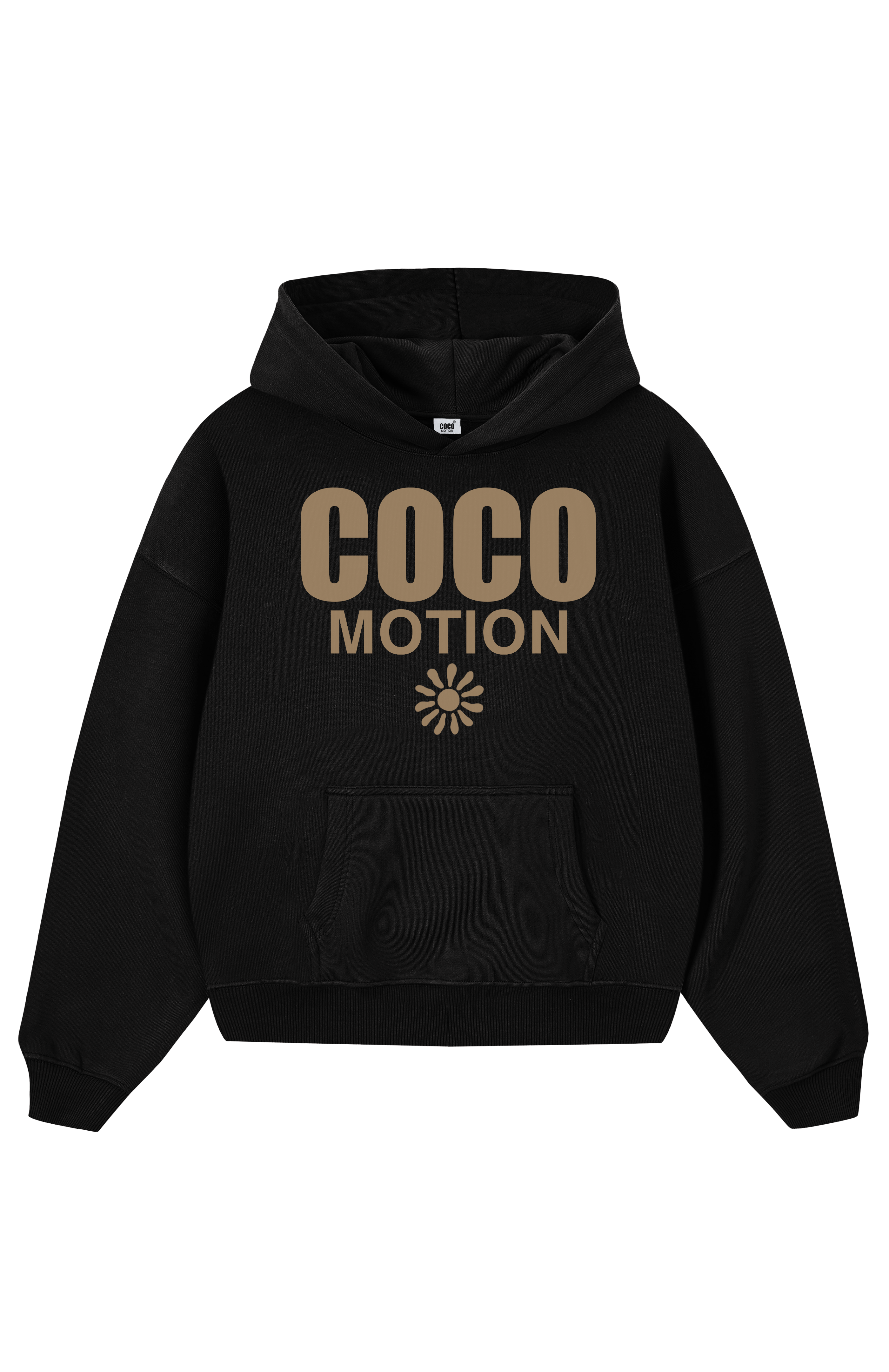 Black Basic — Oversized Hoodie