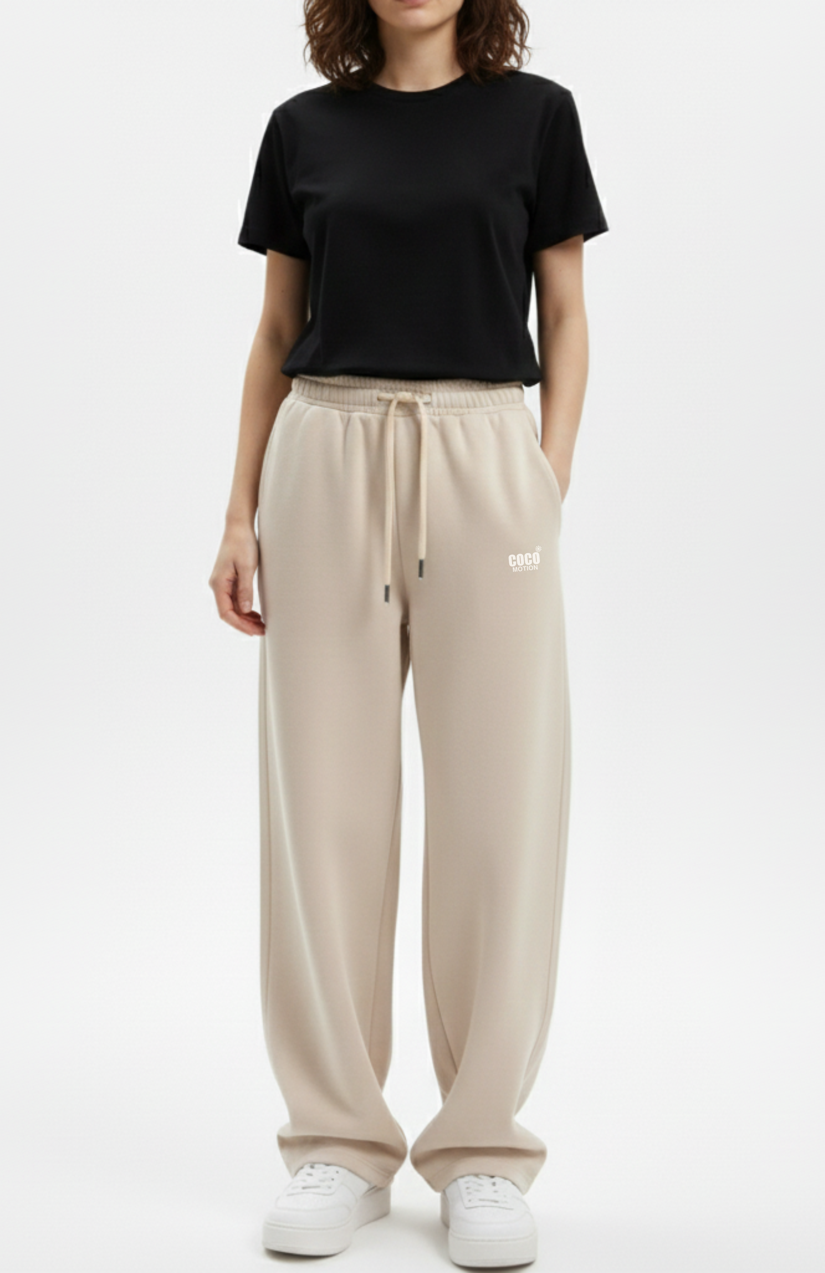 Off White Baggy Sweatpants