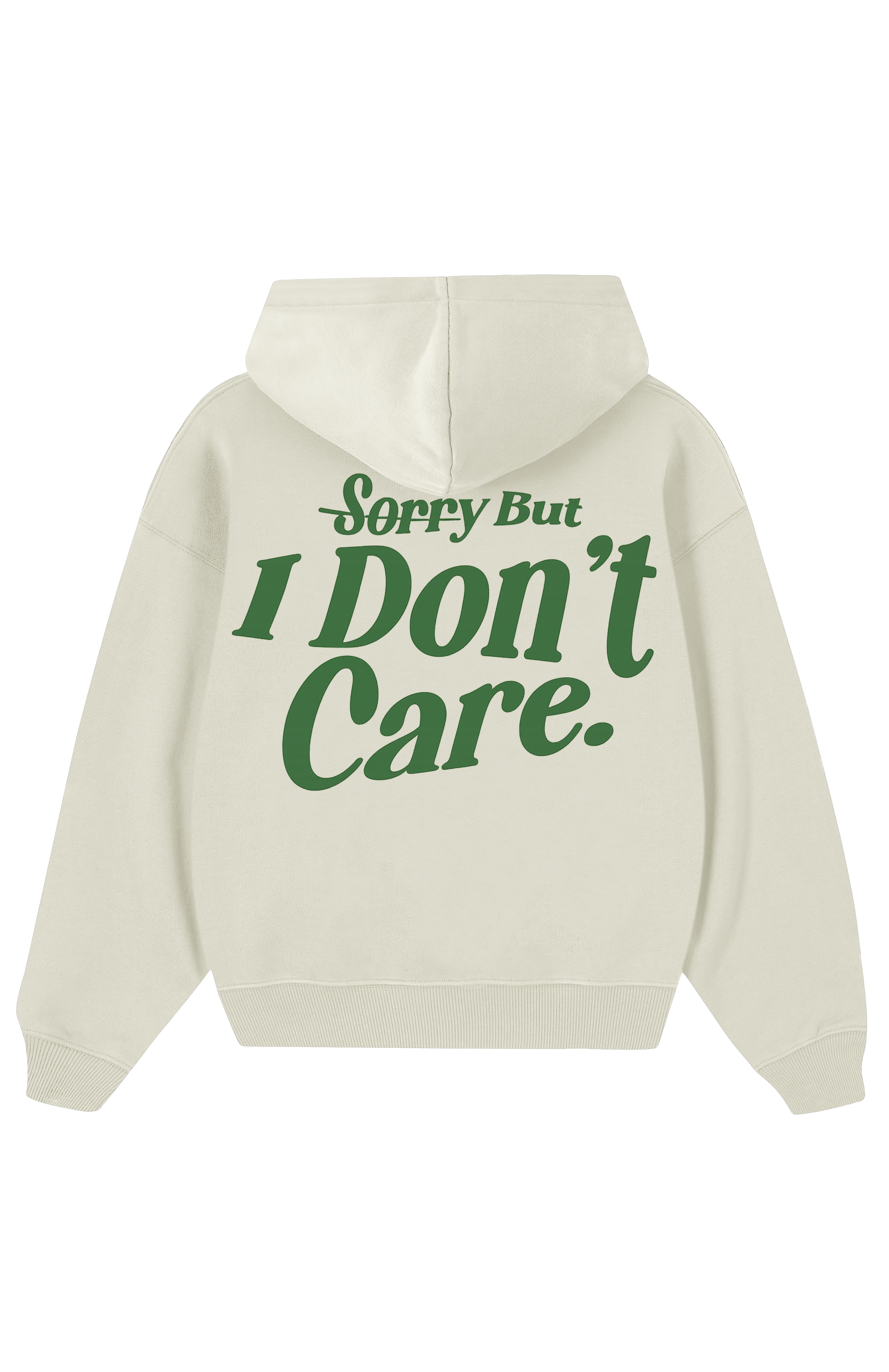Don't Care — Oversized Hoodie