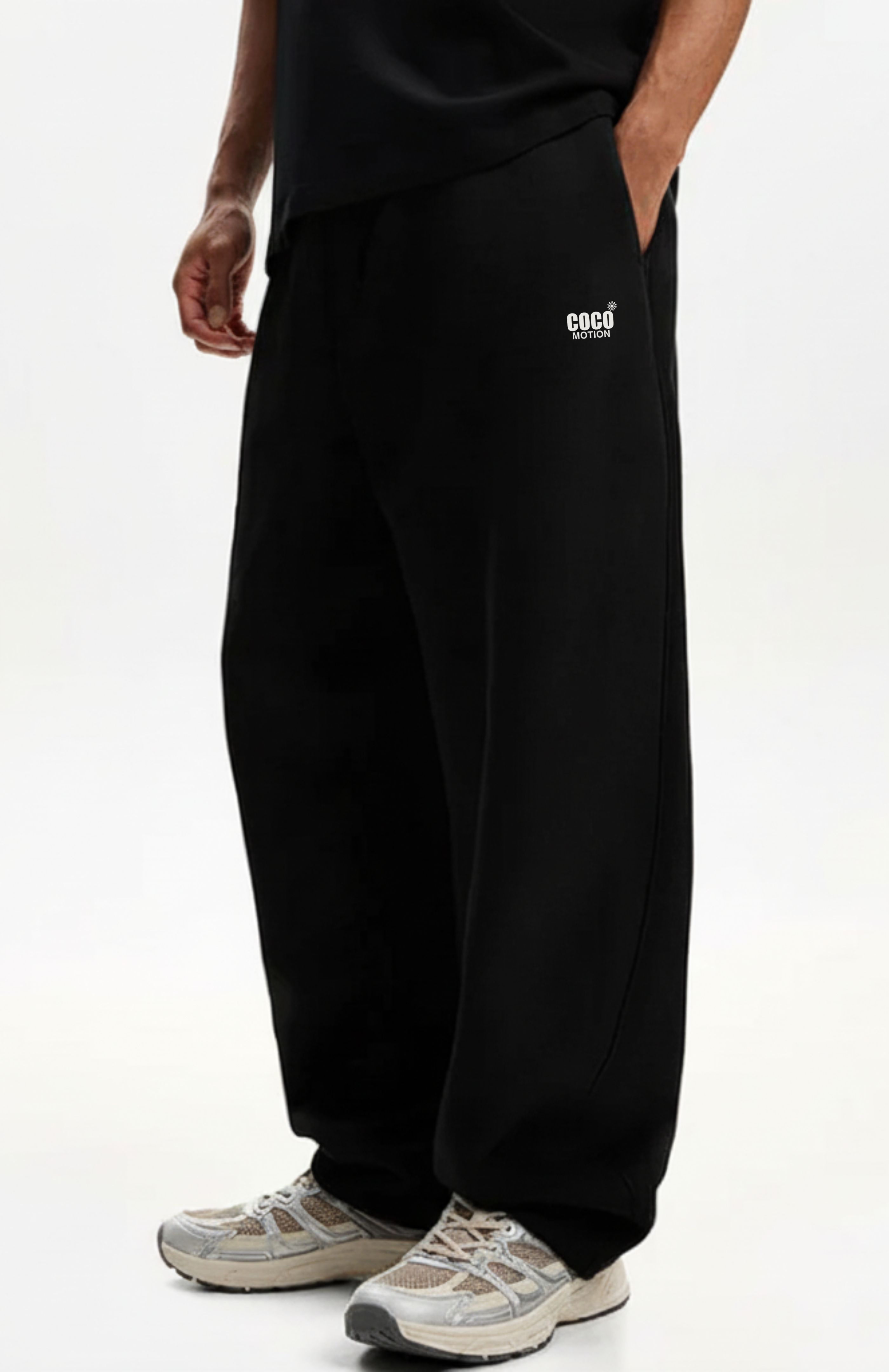 Black Baggy Sweatpants