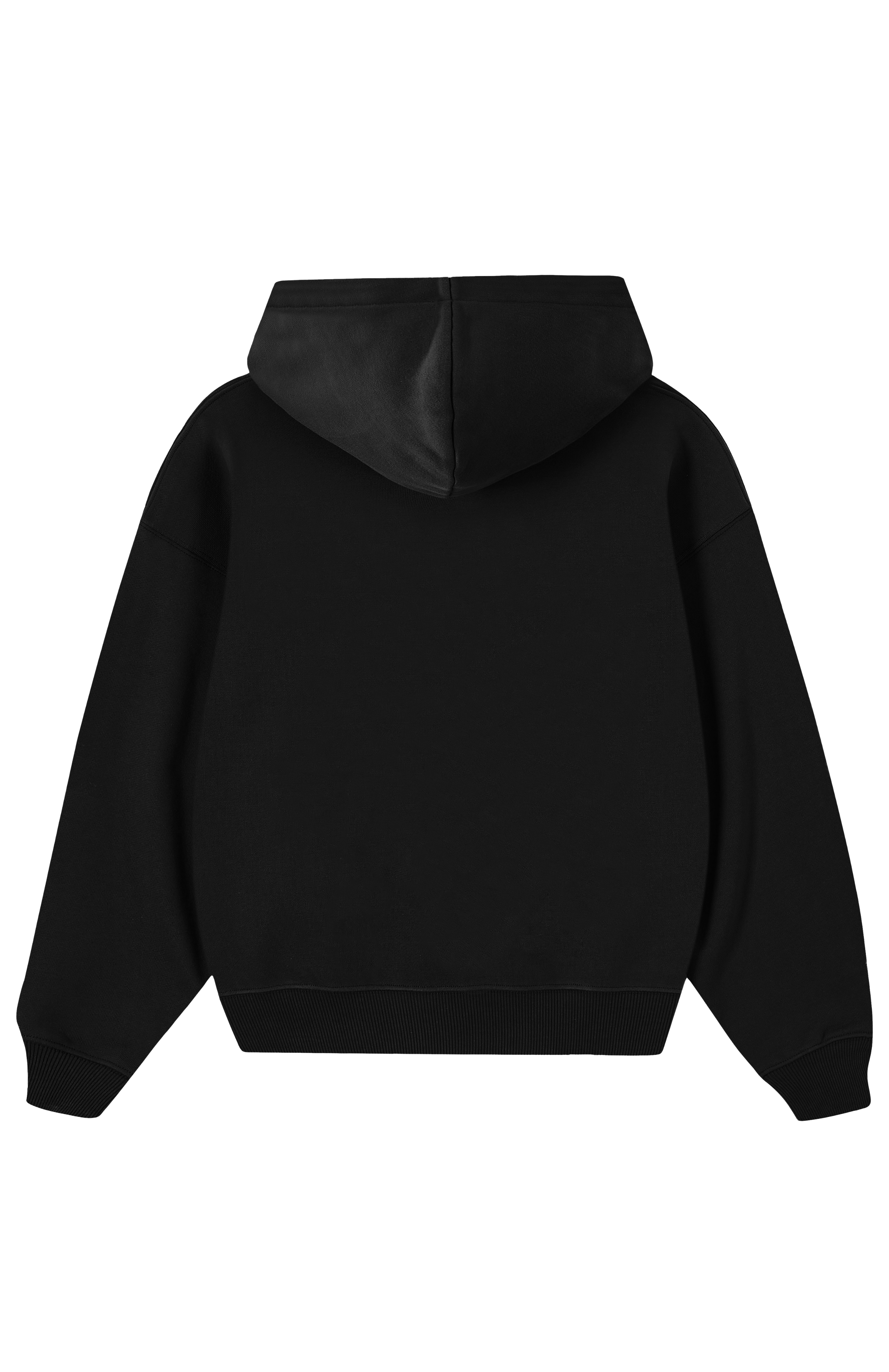 Black Basic — Oversized Hoodie