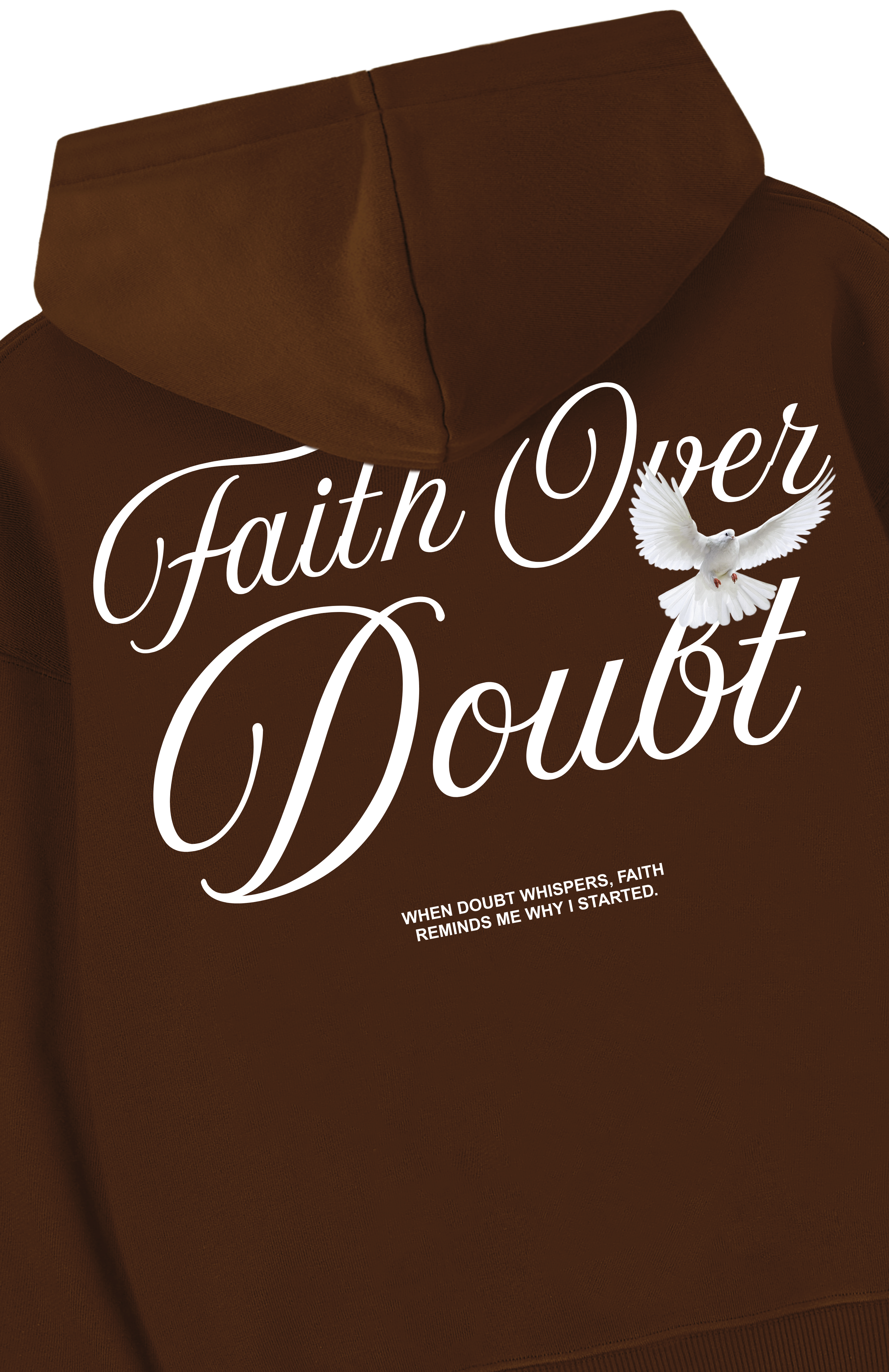 Faith Over Doubt — Oversized Hoodie