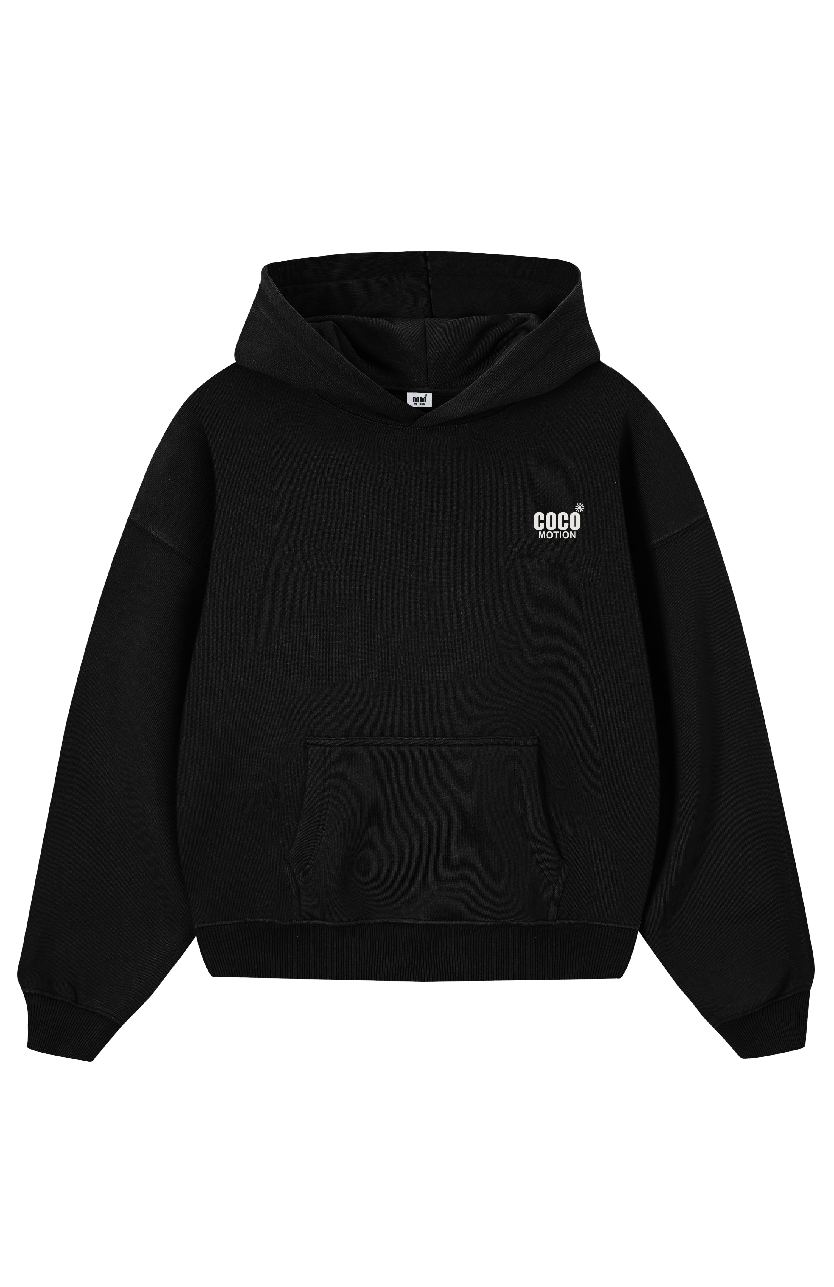 Black Basic — Oversized Hoodie